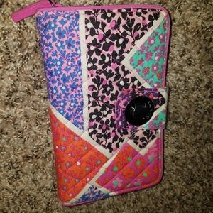 Vera Bradley modern medley turnlock wallet